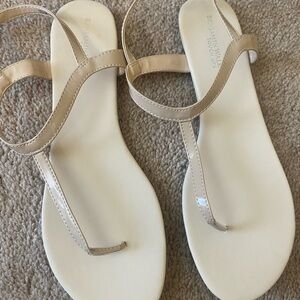Benjamin Walk Touch Ups Nude Patent Thong Sandals